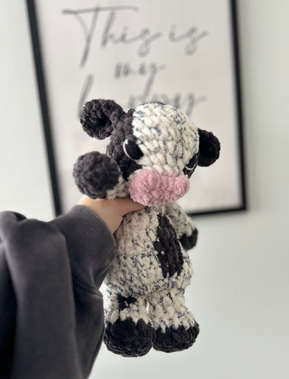 Charlie the Cow - Crochet Snuggler/Plush Toy