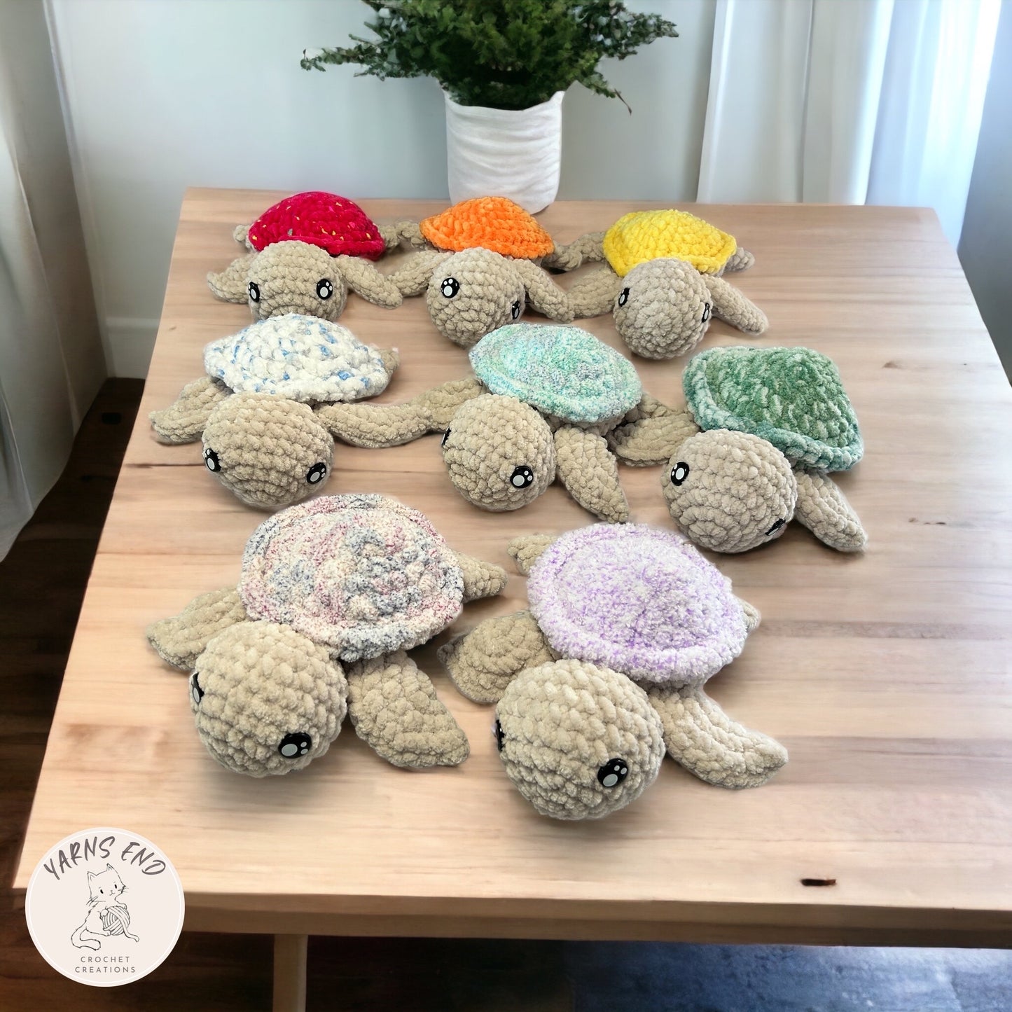 Plush Crochet Turtles (Small)