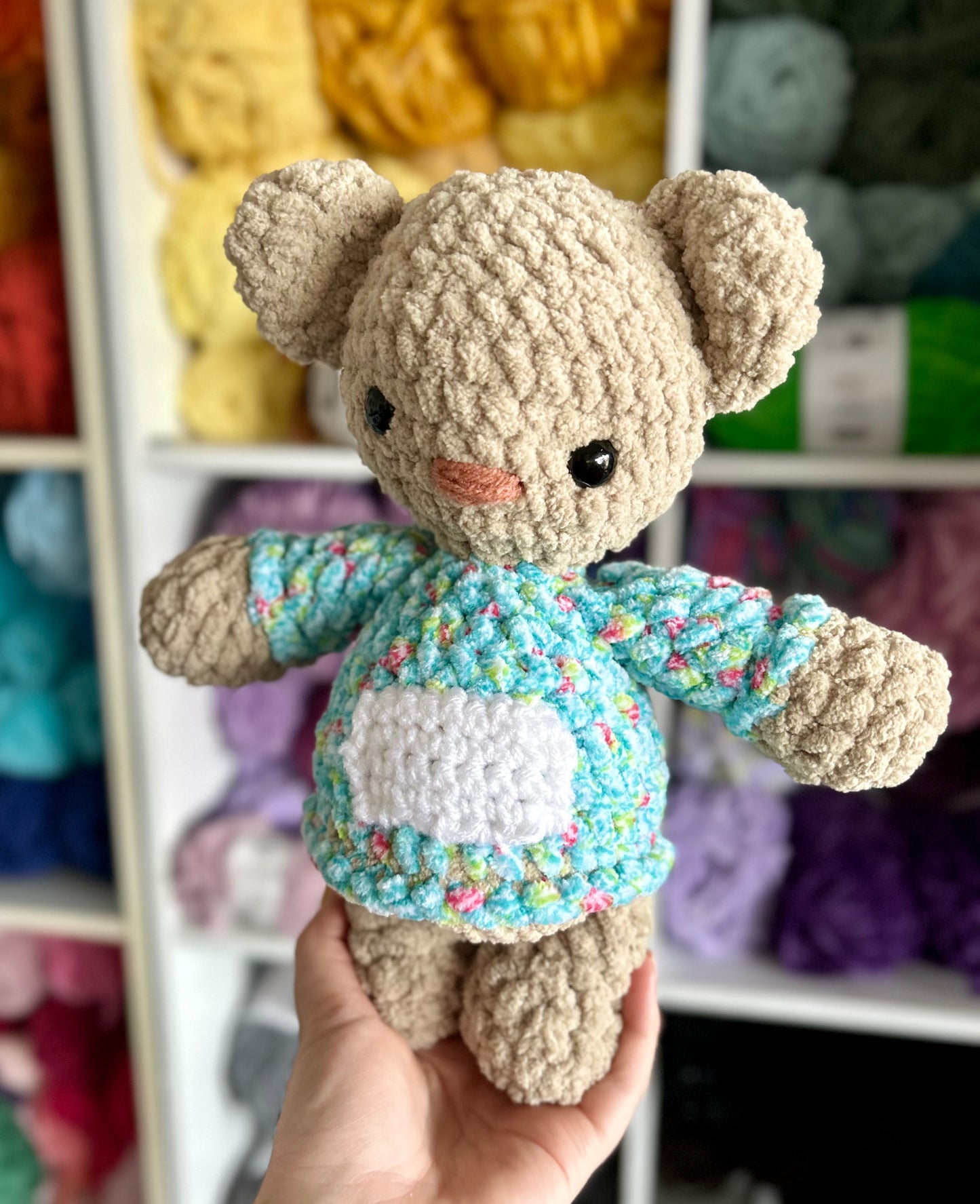 Crochet Plush Toy – Snuggle Bear