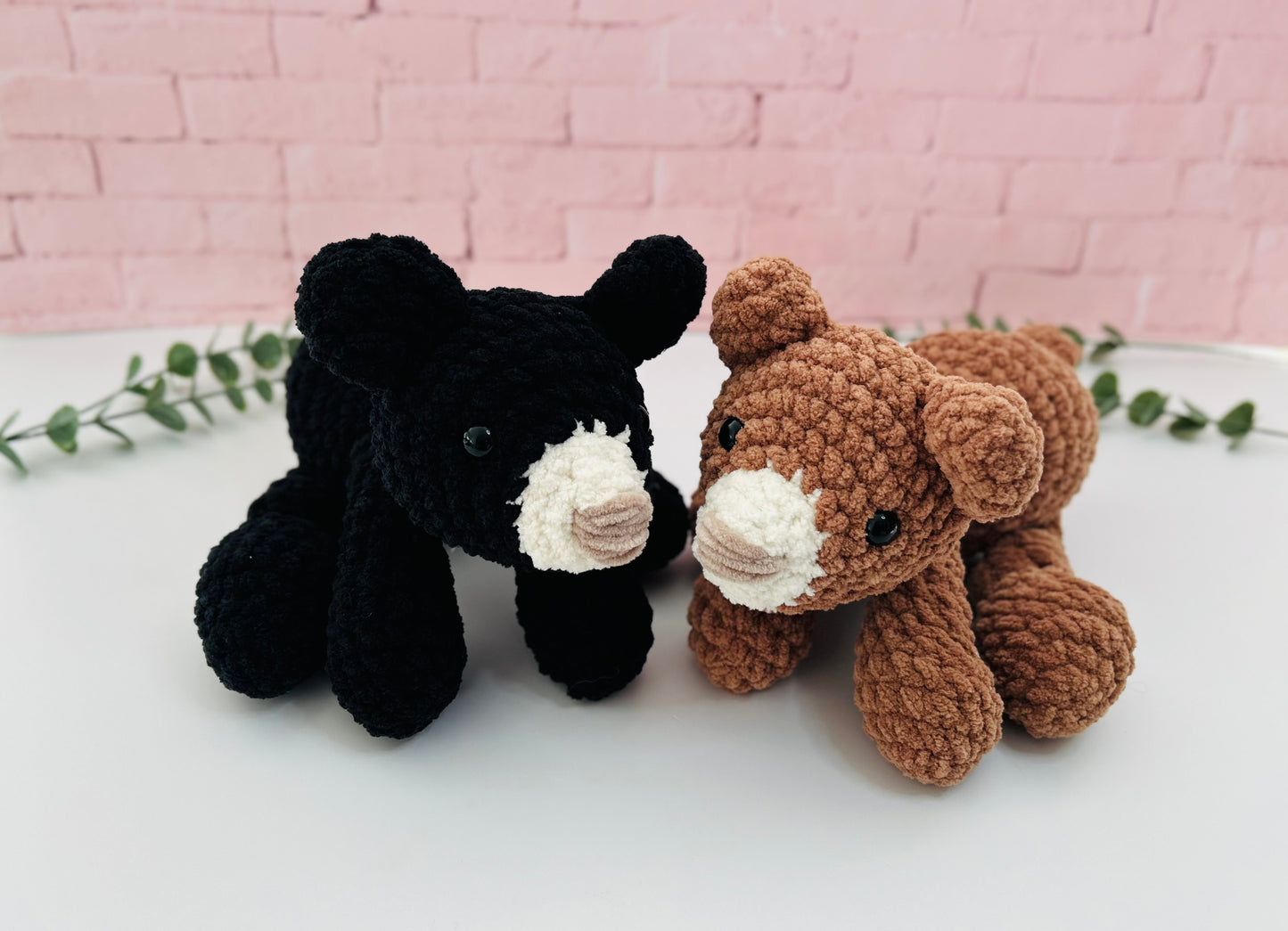 Beam Bear - Knotted Crochet Plushie