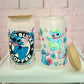 Libbey Glass, Beer Can Style Drinking Glass - Lilo & Stitch