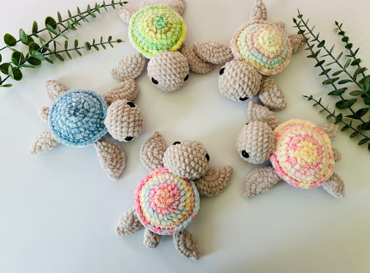 Plush Crochet Turtles (Small) by