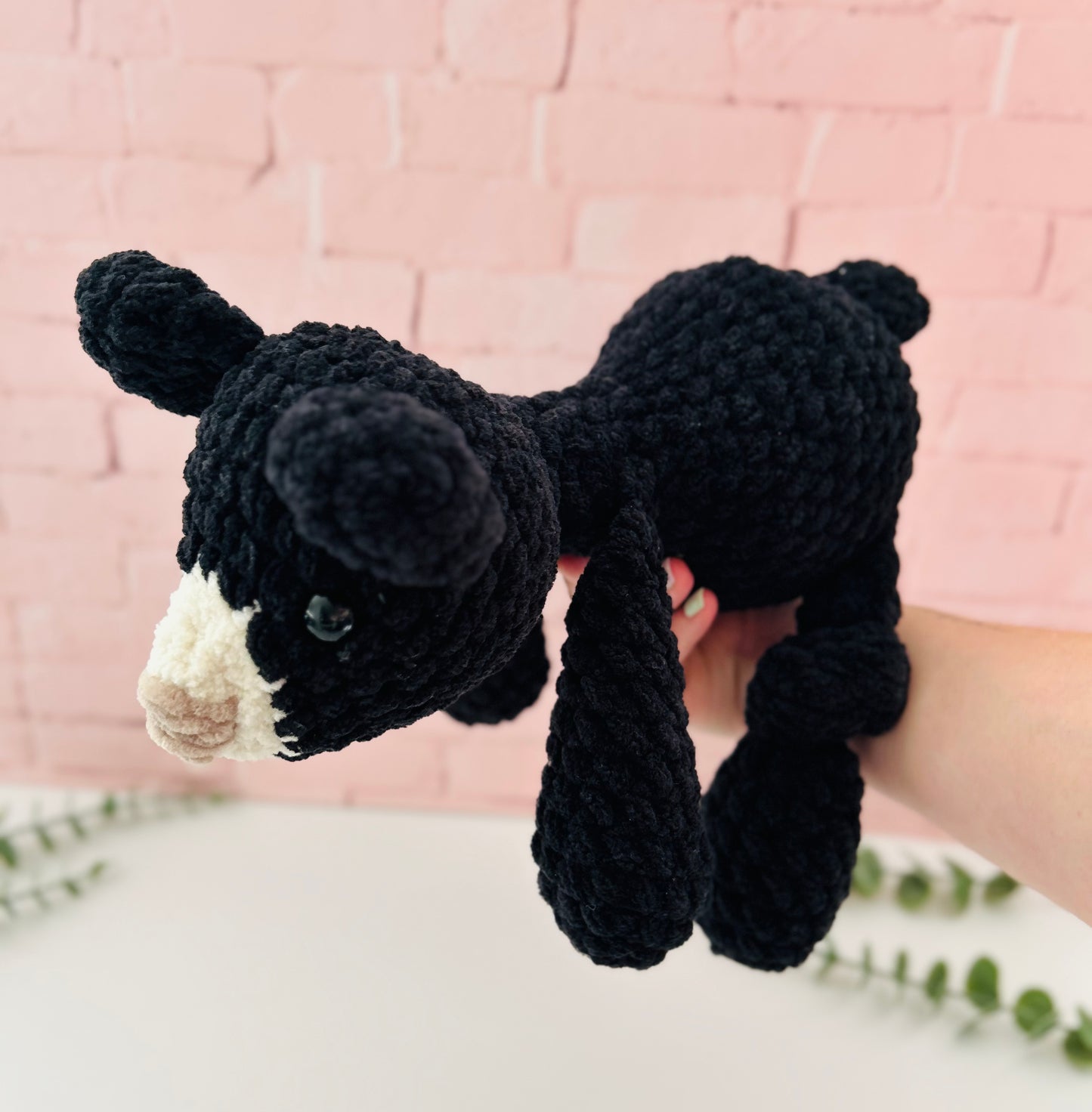 Beam Bear - Knotted Crochet Plushie