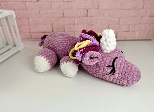 Sleepy XL Unicorn (Purple)