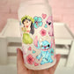 Libbey Glass, Beer Can Style Drinking Glass - Lilo & Stitch