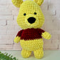 Jumbo Pooh Bear Crochet Plush Toy
