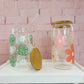 Summer Designs - Libbey Glass, Beer Can Style Drinking Glass or Acrylic Tumbler
