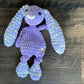 Midi - Floral Spring Bunnies - Crochet Snuggler / Lovey