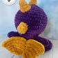 Crochet Plush Toy - XL Dino-Dragon - Spyro Inspired