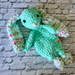 Midi - Floral Spring Bunnies - Crochet Snuggler / Lovey
