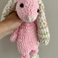 Midi - Floral Spring Bunnies - Crochet Snuggler / Lovey