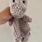 Tinysauraus The Dino - Midi Crochet Snuggler / Lovey