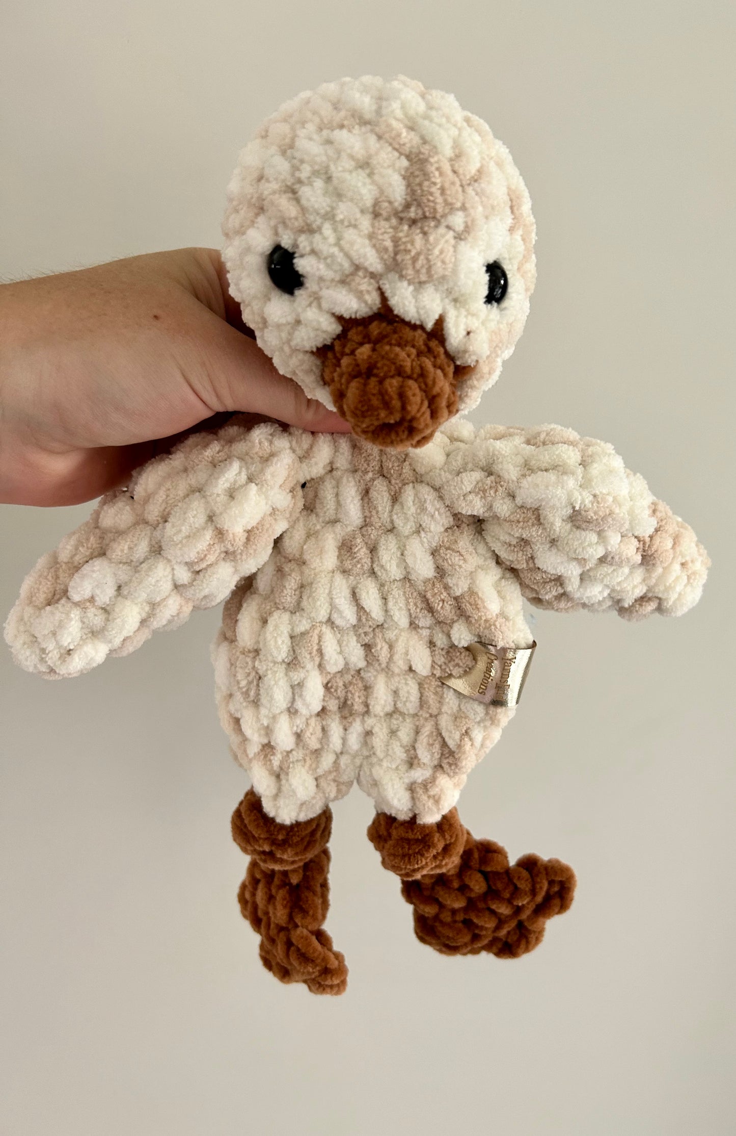 Crochet Snuggler – MINI Duke Ducks (Lovey Style)