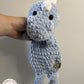 Tinysauraus The Dino - Midi Crochet Snuggler / Lovey
