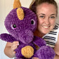 Crochet Plush Toy - XL Dino-Dragon - Spyro Inspired
