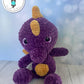 Crochet Plush Toy - XL Dino-Dragon - Spyro Inspired