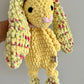 Midi - Floral Spring Bunnies - Crochet Snuggler / Lovey