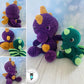 Crochet Plush Toy - XL Dino-Dragon - Spyro Inspired