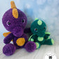 Crochet Plush Toy - XL Dino-Dragon - Spyro Inspired