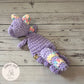 Tinysauraus The Dino - Midi Crochet Snuggler / Lovey