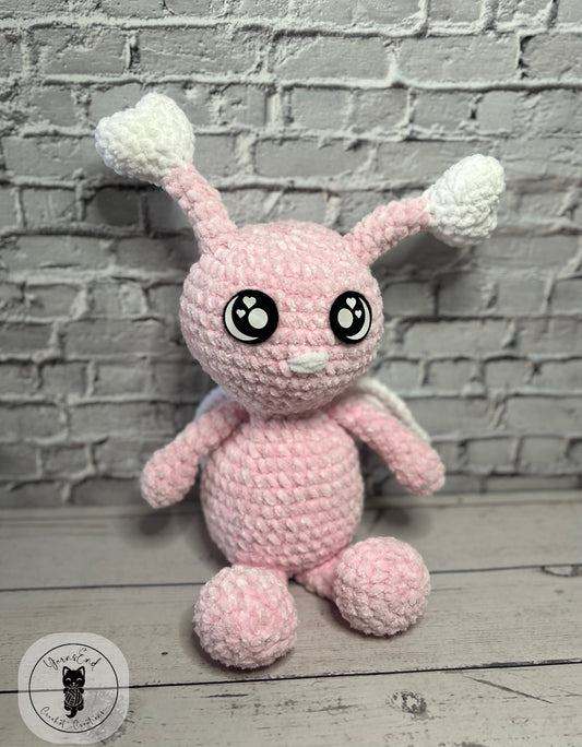 Love Bug (Pink) - Crochet Soft Toy / Plushie